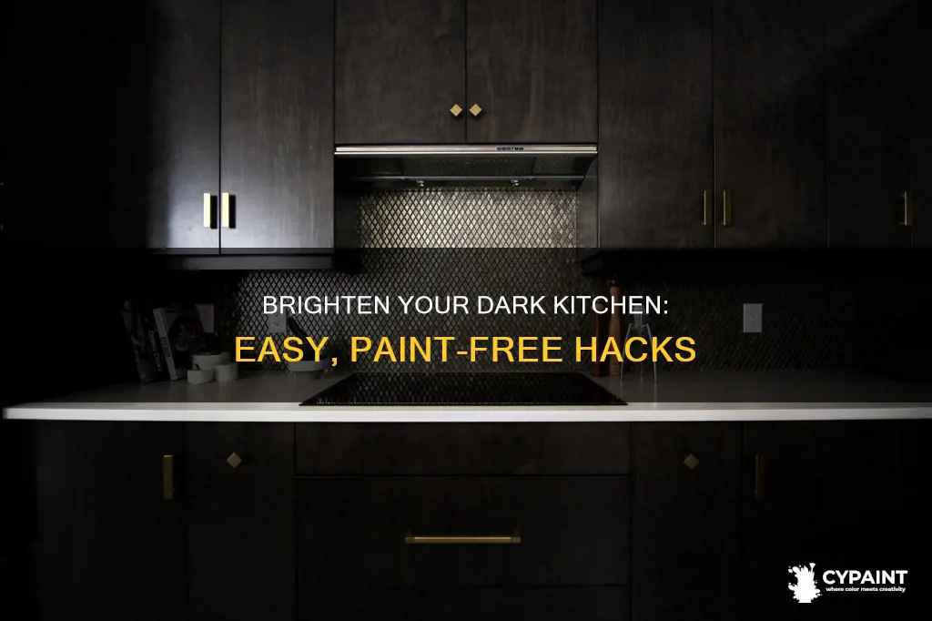 how to brighten up a dark kitchen without painting