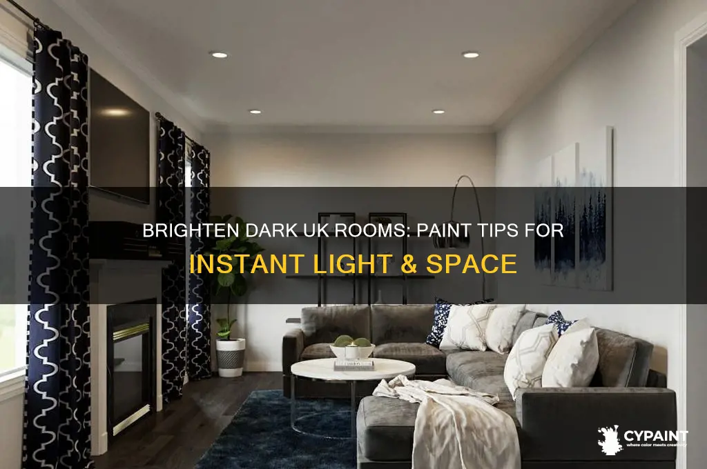 how to brighten up a dark room with paint uk