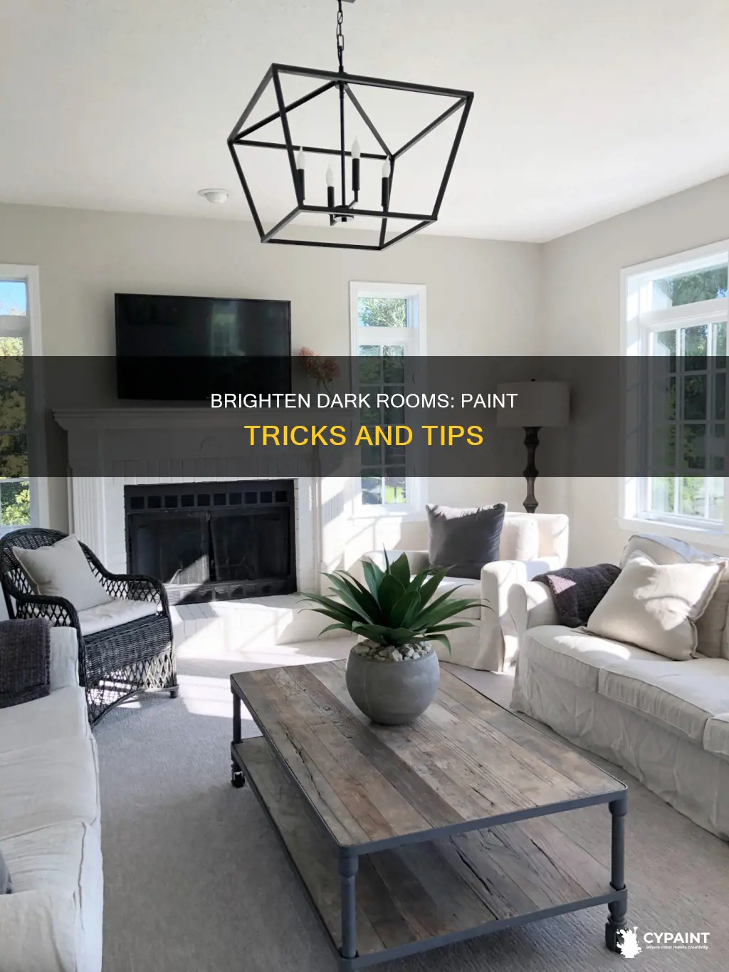 how to brighten up a dark room with paint