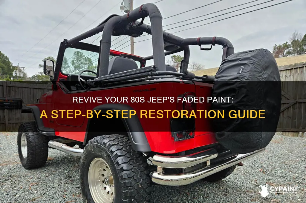 how to bring back 80s jeep paint that is faded