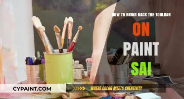 Toolbar Troubleshoot: Paint SAI's Missing Tools
