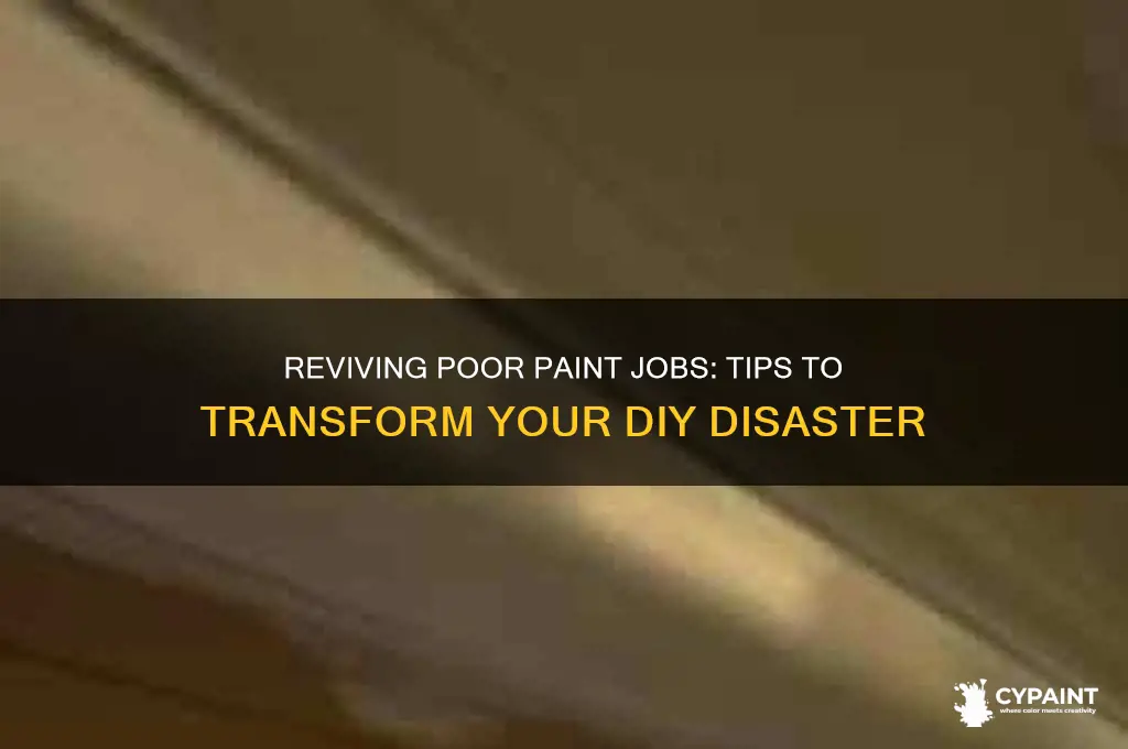 how to bring out a bad paint job