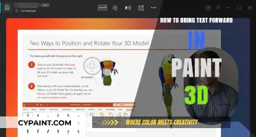 Mastering Paint 3D: Simple Steps to Bring Text Forward