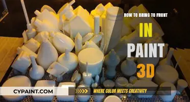 Mastering Layers: How to Bring Objects to Front in Paint 3D