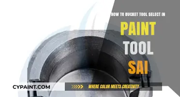 Selecting Tools in Paint Tool Sai: Mastering the Bucket