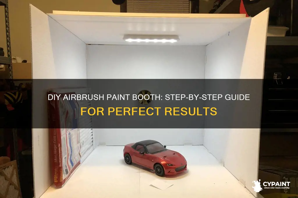 how to build a airbrush paint booth