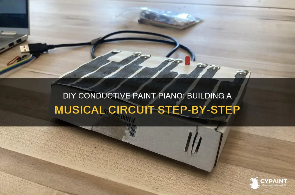 how to build a circuit for a conductive paint piano