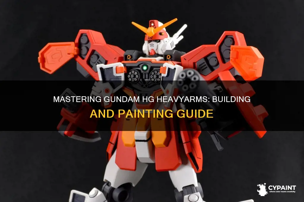 how to build and paint a gundam high grade heavyarms