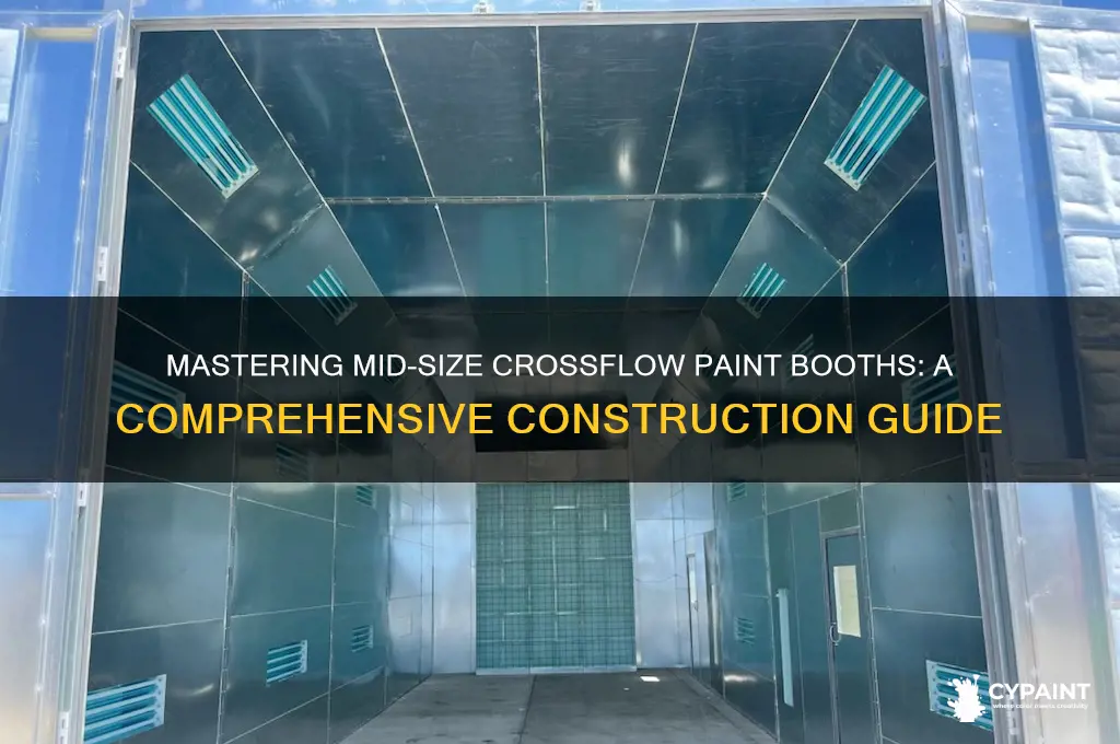 how to build mid size crossflow paint booths