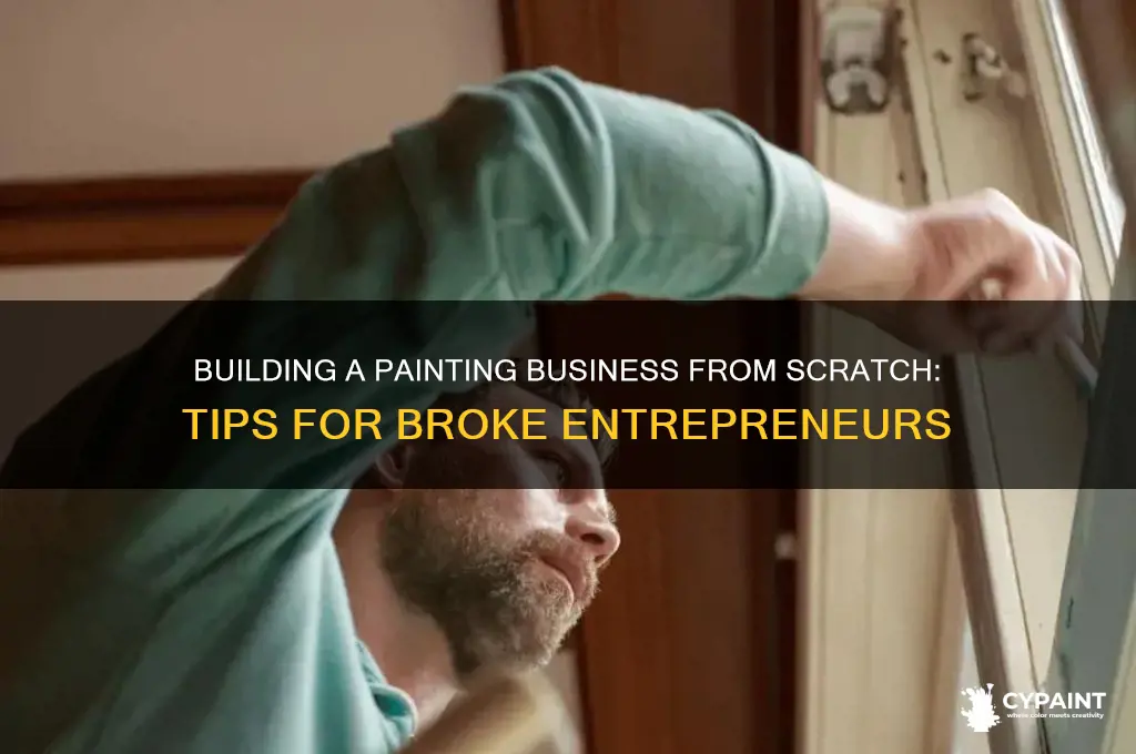 how to build painting business when youre broke