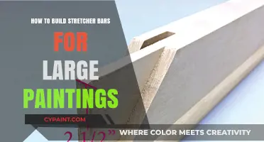 DIY Stretcher Bars: Crafting Sturdy Frames for Large-Scale Artworks