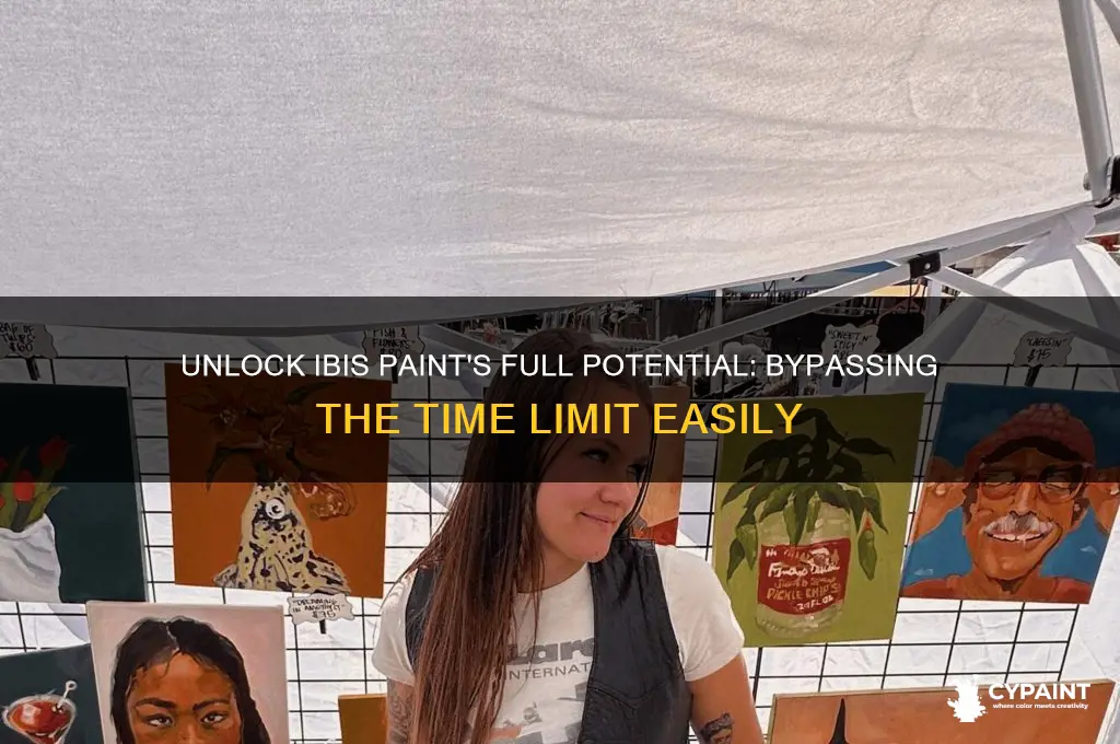 how to bypass ibis paint time limit