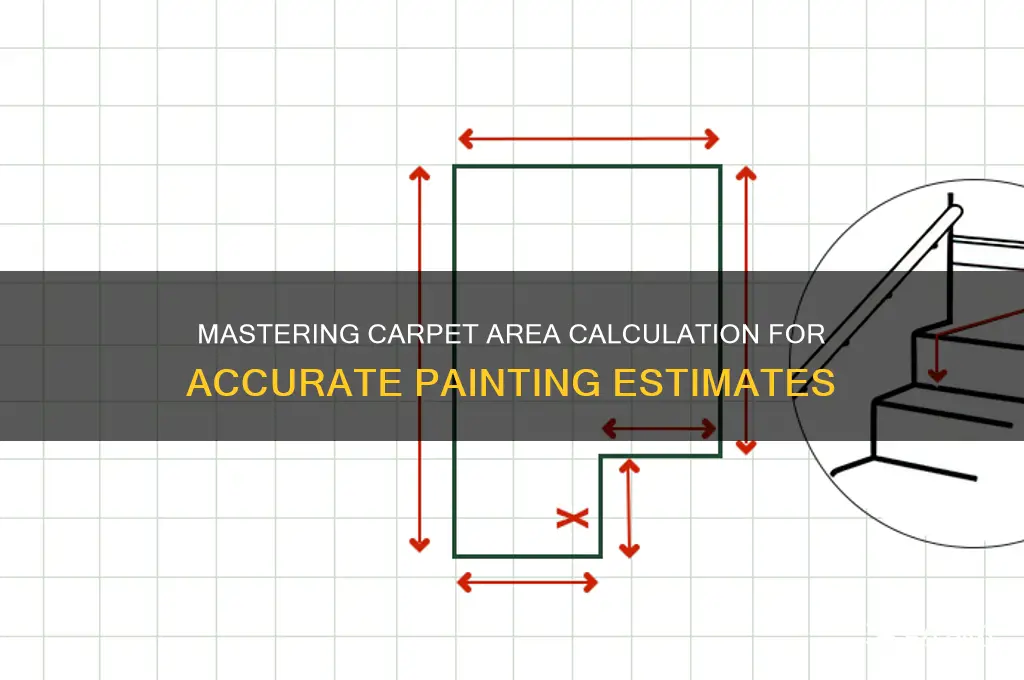 how to calculate carpet area for painting