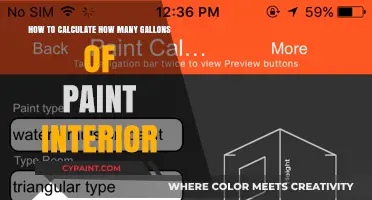 Paint Gallons: Calculating for Interior Spaces