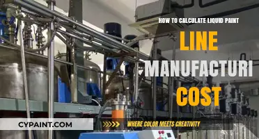 Calculating Liquid Paint Line Manufacturing Costs: A Comprehensive Guide