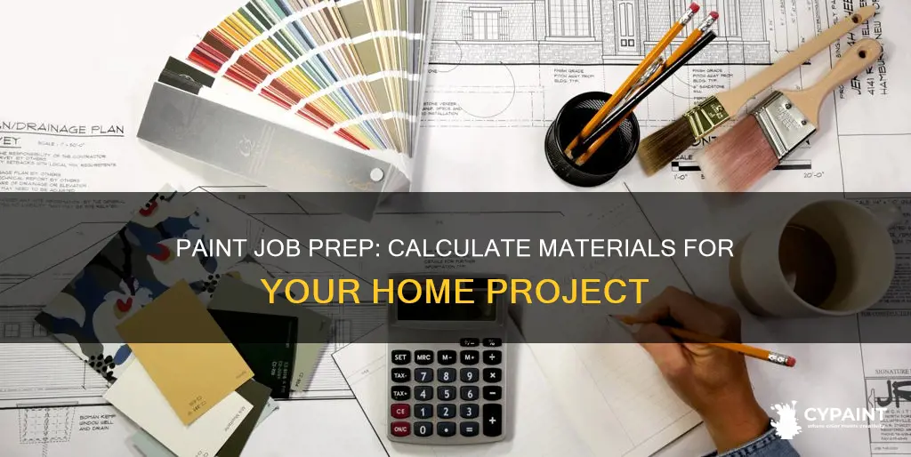 how to calculate materials necessary to paint your home