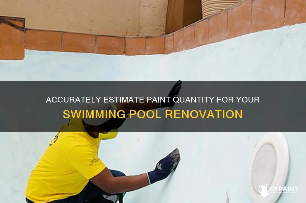 how to calculate paint for a pool