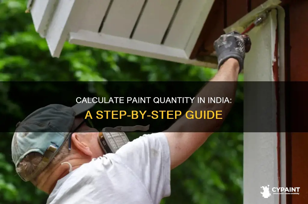 how to calculate paint quantity in india