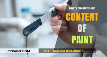 Mastering Paint Formulation: Calculating Solid Content Made Simple