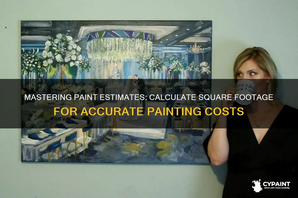 how to calculate sq footage for painting