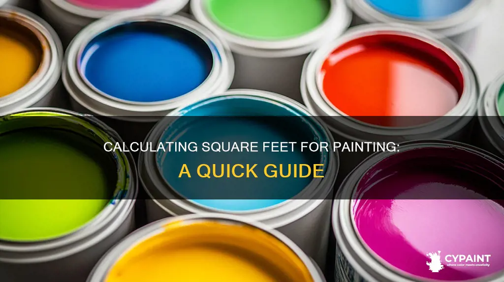 how to calculate square feet for painting a room