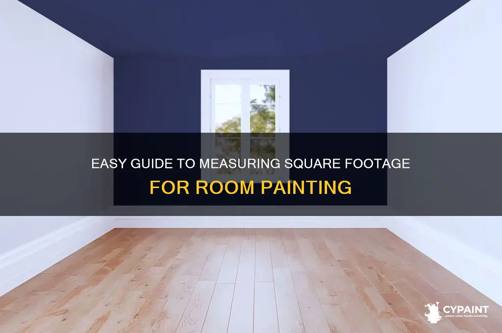 how to calculate square feet of a room for painting
