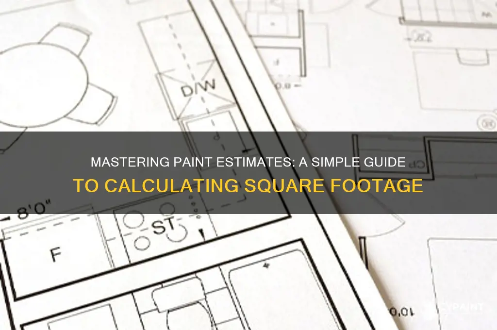 how to calculate square foot for painting