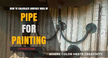 Calculating Surface Area of Pipes for Painting