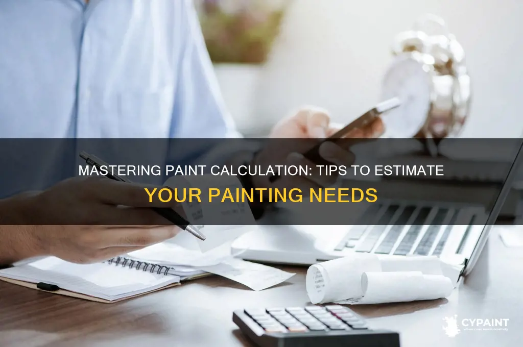 how to calculate the amount of paint required