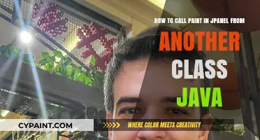 Calling JPanel Paint Method from Another Class in Java