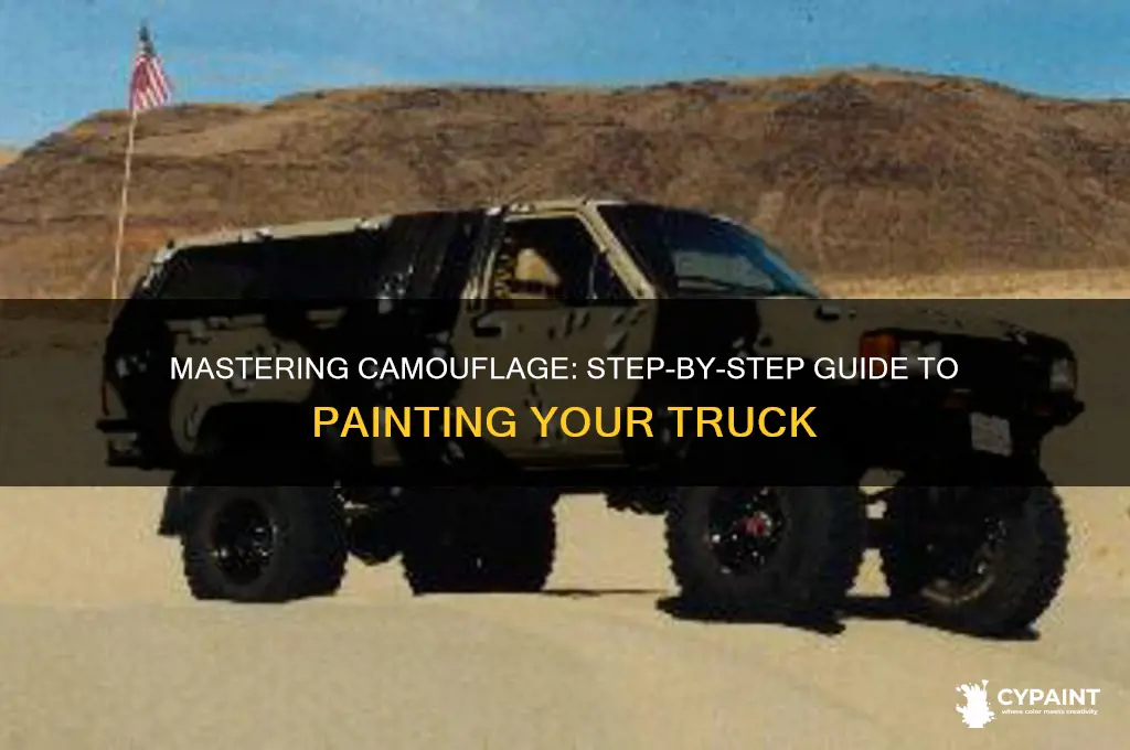how to camo a truck with paint
