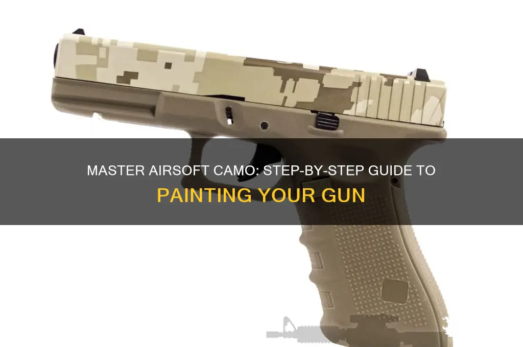 how to camo paint a airsoft gun