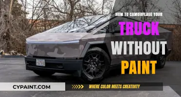 Camouflage Your Truck Without Paint: Creative, Durable, and DIY Solutions