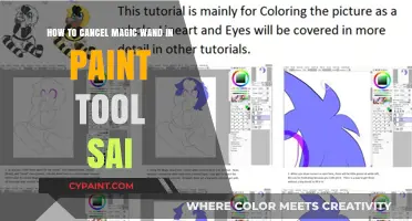 Undoing Magic Wand Tool in Paint Tool SAI
