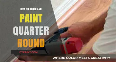 Master Caulking & Painting Quarter Round for Seamless Baseboards