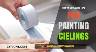 Master Ceiling Painting: Caulking and Taping Tips for Flawless Results