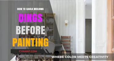Fix Molding Dings: Caulking Tips for a Smooth Paint Finish
