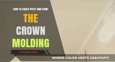 Caulking, Putty, and Painting Crown Molding: A Guide