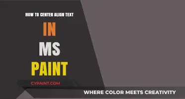 Mastering MS Paint: Easy Steps to Center Align Text