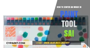 Centering Images in Paint Tool Sai: A Quick Guide