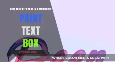 Mastering Text Alignment: Centering Text in Microsoft Paint Text Boxes