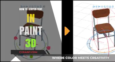 Mastering Text Alignment: Centering Text in Paint 3D Made Easy