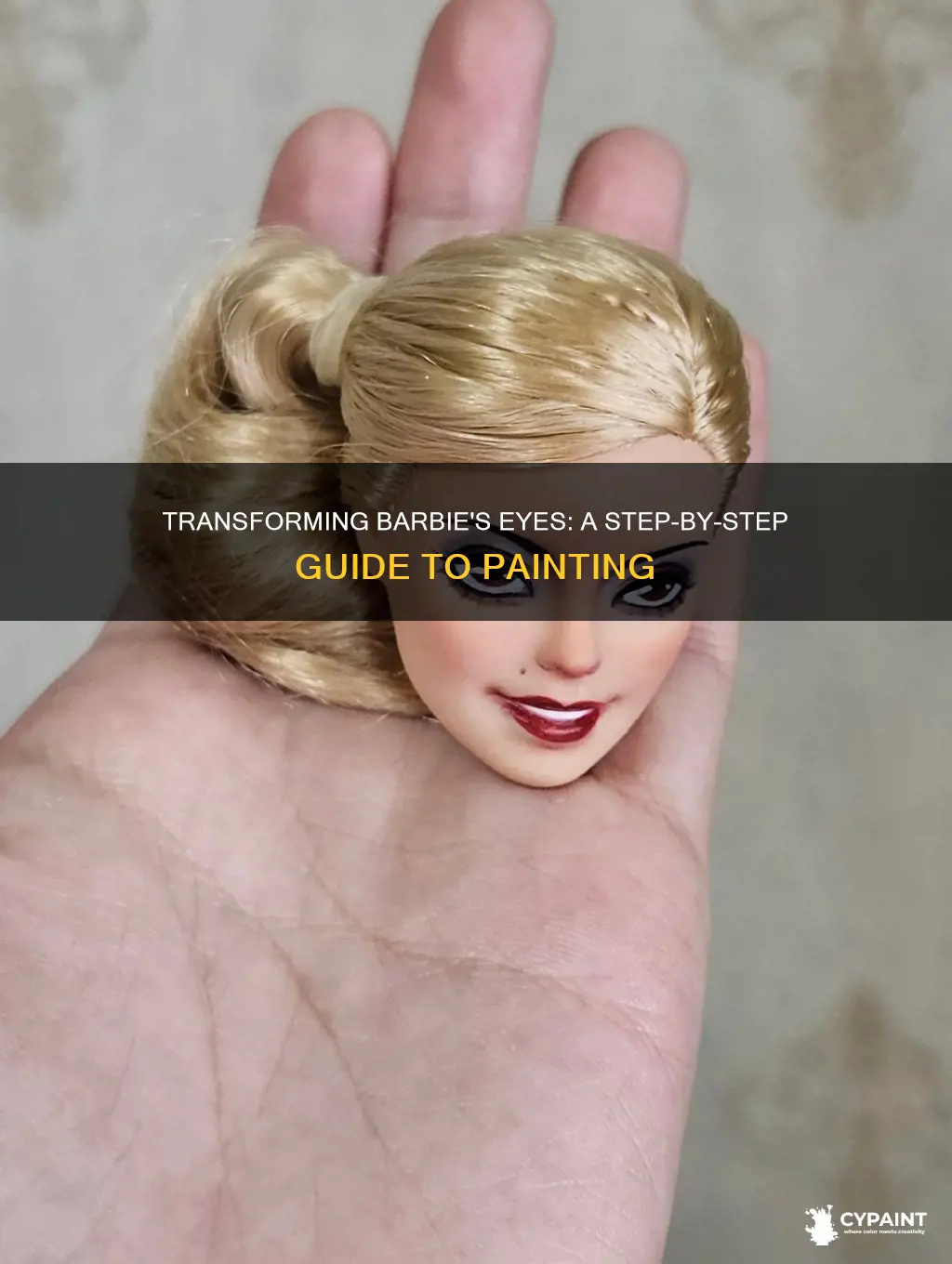how to change a paint a barbie