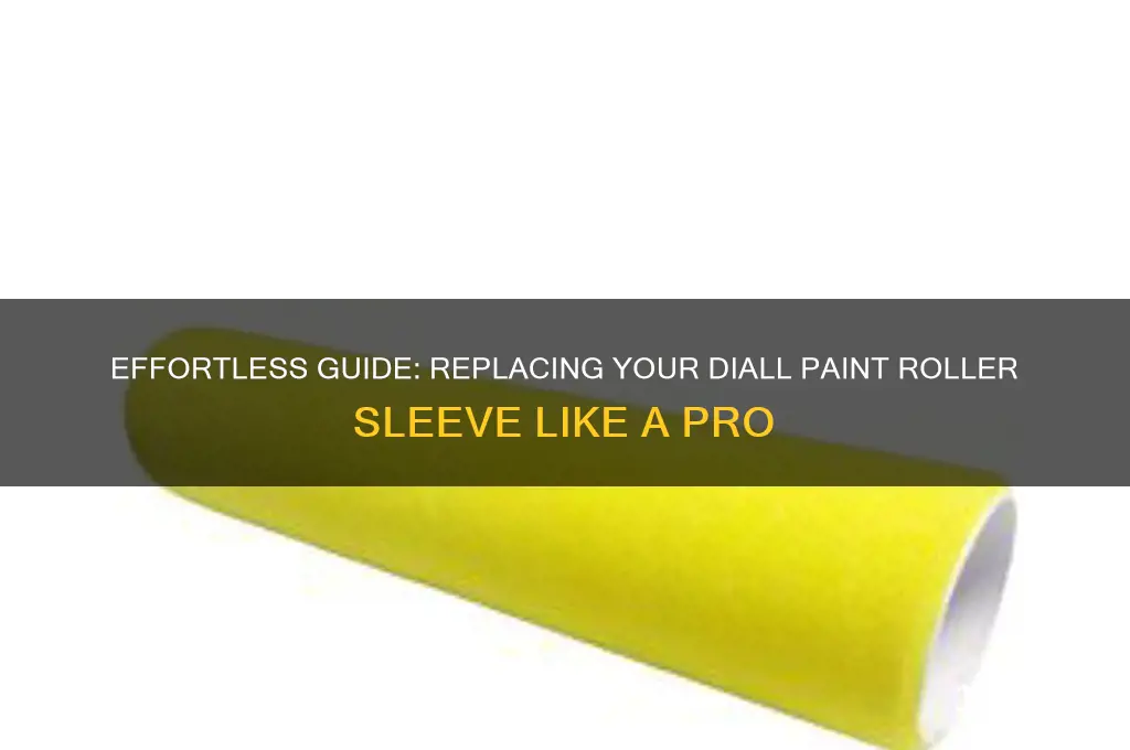 how to change a paint roller sleeve diall