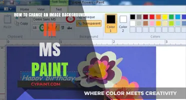 Altering Images: Changing Backgrounds with MS Paint