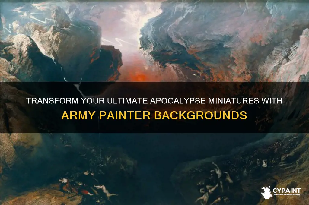 how to change army painter background ultimate apocalypse