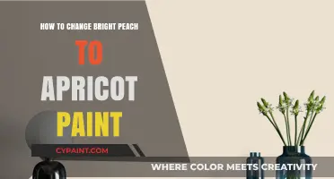 Transform Bright Peach to Apricot Paint: Easy Color Adjustment Tips