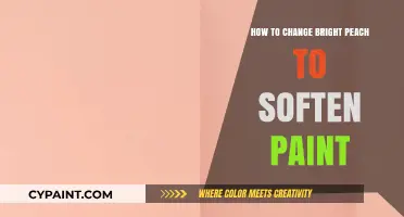 Softening Bright Peach Paint: Easy Techniques for a Muted Tone