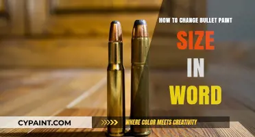 Adjusting Bullet Paint Size in Word: A Quick and Easy Guide