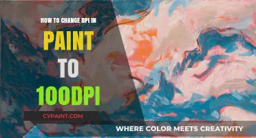 Quick Guide: Adjusting Paint's DPI to 100 for Optimal Image Quality
